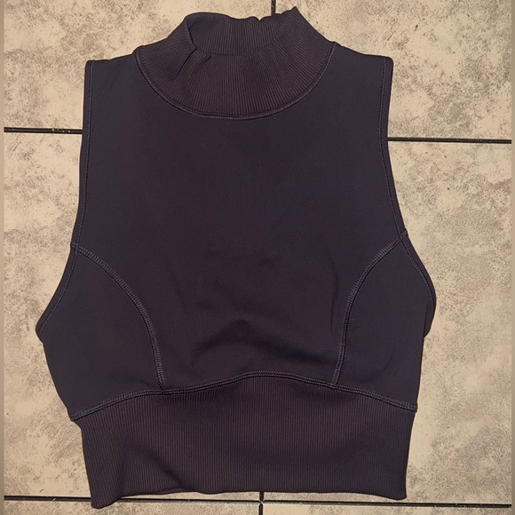 90 Degree by Reflex Women's Purple Crop-top - Picture 1 of 3